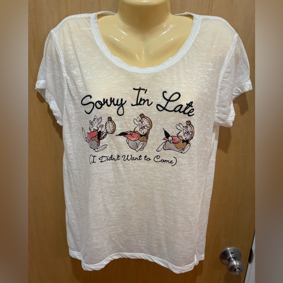 Disney White Rabbit Tee ⏱️ - Picture 2 of 5